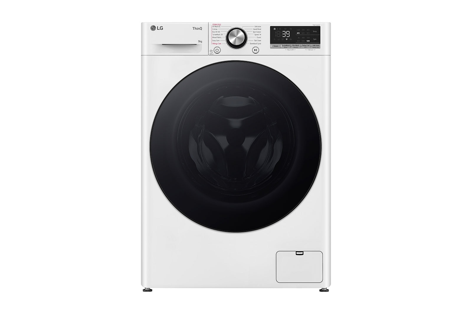 05af49ce9e907990fb2f0682834521f0 LG wasmachine Voorbelading 9 kg F2V7SLIM9 1160 RPM Wit - Image 1