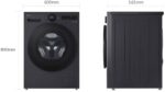 LG F4WX801YB wasmachine Voorlader 11 kg 1350 RPM Zwart - Image 7
