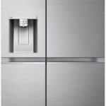 LG Amerikaanse koelkast Electronics GSLV90PZAD Side-by-Side Refrigerator, Ice Crushed Ice and Water Dispenser, Capacity 635 Litres, Platinum Silver, Silver