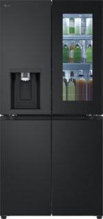 LG Amerikaanse koelkast GMG860EPBE 508L French door - InstaView™ om snel binnen te kijken - DoorCooling+™ voor snellere en gelijkmatige koeling tot aan de deur - Ijs en waterdispenser - Zwart - Image 3