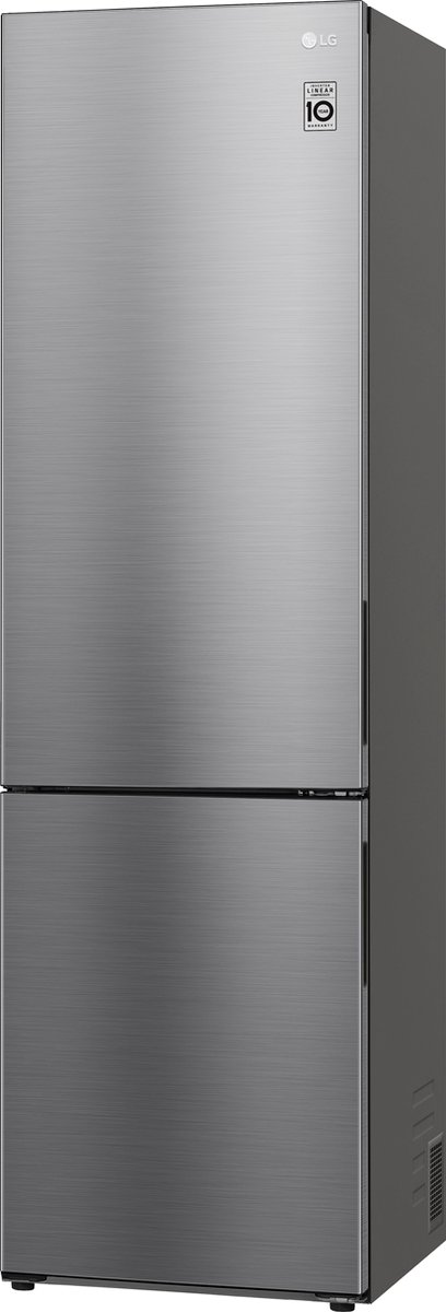 408x1200 LG GBP62PZNAC - A-label, 384L Koel- en vriescombinatie - Total Nofrost, Stil (35Db) Roestvrijstaal, 10 jaar compressor garantie