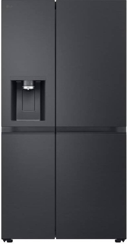 LG GSLE91EVAC Amerikaanse koelkast 628L met water- en ijsdispenser zonder leidingwerk - UVnano (99,99% bacteriën) - DoorCooling+ voor sneller koelen - ThinQ slimme bediening, stille en zuinige Smart Inverter. Energieklasse C