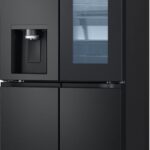 LG Amerikaanse koelkast GMG860EPBE 508L French door - InstaView™ om snel binnen te kijken - DoorCooling+™ voor snellere en gelijkmatige koeling tot aan de deur - Ijs en waterdispenser - Zwart