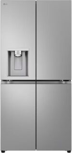 LG Amerikaanse koelkast GML861PYPE Smart Multi Door Class E 506L Wifi Linear Cooling Technology Refrigerator with UVNano Water Dispenser Without Connection, Total No Frost, Smart Diagnosis, Refrigerator Silver - Image 2