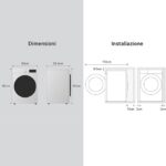 LG Wasmachine 9KG AI DD F4R9009TPWC class A -40%, front loading series R9, washing machine 9 kg, 1400 revolutions, AI Wash, TurboWash 360, steam wash with anti-wrinkle, wifi, freestanding, white - Image 2