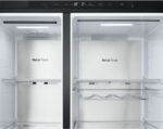 LG GSLE91EVAC Amerikaanse koelkast 628L met water- en ijsdispenser zonder leidingwerk - UVnano (99,99% bacteriën) - DoorCooling+ voor sneller koelen - ThinQ slimme bediening, stille en zuinige Smart Inverter. Energieklasse C - Image 9
