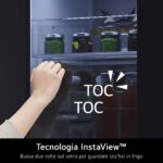 LG Amerikaanse koelkast GMG860EPBE 508L French door - InstaView™ om snel binnen te kijken - DoorCooling+™ voor snellere en gelijkmatige koeling tot aan de deur - Ijs en waterdispenser - Zwart - Image 8
