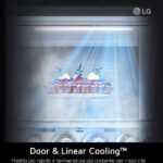 LG Amerikaanse koelkast GMG860EPBE 508L French door - InstaView™ om snel binnen te kijken - DoorCooling+™ voor snellere en gelijkmatige koeling tot aan de deur - Ijs en waterdispenser - Zwart - Image 9