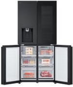 Lg GMG861EPAE - Amerikaanse Koelkast - 179cm hoog - zwart- Instaview glazen deur - 4 deurs - Image 6