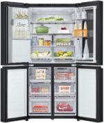 Lg GMG861EPAE - Amerikaanse Koelkast - 179cm hoog - zwart- Instaview glazen deur - 4 deurs - Image 7