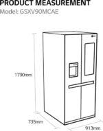 LG GSXB90MCDE Amerikaanse koelkast met Instaview™ Door-in-Door™ - Door Cooling+ - UVnano™ - 635L inhoud - Inverter Linear Compressor - Image 15