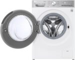 LG Wasdrooger  V9WD128H2 with AI DD | 12 kg Wash | 8 kg Drying | 1400 rpm | Steam, White - Image 10