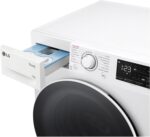LG Washing Machine 10 kg F4R3710NSWW  with Front Loader, Series R3, Class A-10%, 1400 Revs, Self Dosing, Steam Wash, WiFi, Freestanding, White - Image 2
