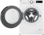 LG Wasmachine 9KG AI DD F2R3S09NSWB, Smart, Front Loader, Class A -10%, 1200 Rotations, Steam Wash, AI Wash, Inverter Direct Drive, Smart Diagnosis, Free Installation, White [Energy Class A] - Image 2