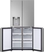 LG Amerikaanse koelkast GML861PYPE Smart Multi Door Class E 506L Wifi Linear Cooling Technology Refrigerator with UVNano Water Dispenser Without Connection, Total No Frost, Smart Diagnosis, Refrigerator Silver - Image 6