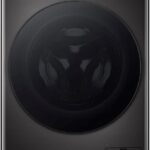 LG W4WR70E6YB, Wasdrooger 11-6 kg, Class A/D, 60 x 62 x 85 cm, Wi-Fi, AI Direct Drive, Deep Cleaning with Steam, TurboWash 360, Large Capacity, Tempered Glass Exterior Door, Black