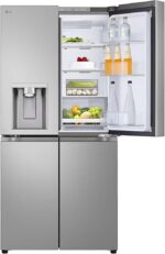 LG Amerikaanse koelkast GML861PYPE Smart Multi Door Class E 506L Wifi Linear Cooling Technology Refrigerator with UVNano Water Dispenser Without Connection, Total No Frost, Smart Diagnosis, Refrigerator Silver - Image 9
