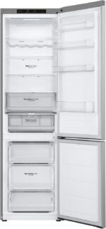 LG GBV3200DPY Combination Fridge Total No Frost, Class D, 387L, Flat Doors, Door & Linear Cooling, Fresh Converter, Smart Inverter, Smart Diagnosis, Wine Rack, Prime Silver - Image 4