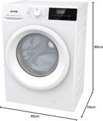 Gorenje W3D2A854ADPS / THE Tumble Dryer 8kg Washing / 5kg Drying AquaStop 15 Programs LED Display Overflow Protection Wash Function - Image 8
