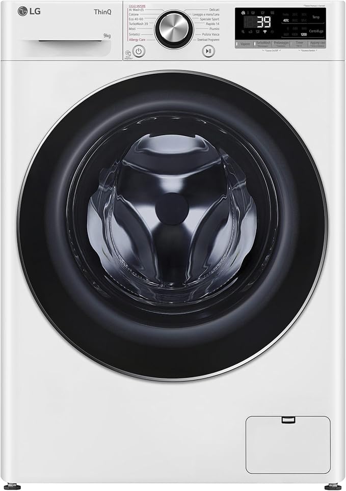 71LLfd5uh+L._AC_SX679_ LG Wasmachine 9KG F2R7S09TSWC, 1200 revolutions, inverter, energy class A - Image 1