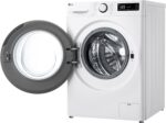LG Wasmachine 9 kg AI DD F4R3009NSWB Class A -10%, R3 Series, Front Load, 1400 RPM, AIWash, Steam Wash, Direct Drive Engine, Bubble Basket, Smart Diagnosis, Freestanding, White - Image 9