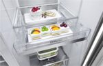LG Amerikaanse koelkast Electronics GSLV90PZAD Side-by-Side Refrigerator, Ice Crushed Ice and Water Dispenser, Capacity 635 Litres, Platinum Silver, Silver - Image 5