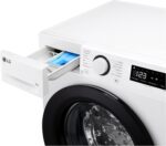 LG Wasmachine 9 kg AI DD F4R3009NSWB Class A -10%, R3 Series, Front Load, 1400 RPM, AIWash, Steam Wash, Direct Drive Engine, Bubble Basket, Smart Diagnosis, Freestanding, White - Image 7