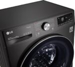 LG Wasmachine 8KG F4WV708P2BA, Class A, Front Loader, WiFi, AI Direct Drive, Deep Cleaning with Steam, TurboWash 360°, TRIPLE A, Tempered Glass Exterior Door, 60 x 62 x 85 cm, Metallic Black Steel [Energy Class A] - Image 5