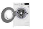 LG Was-droogercombinatie 10.5-7 kg V7WD107H2E Class E Front Loading  , 1400 RPM, AI Direct Drive, Wi-Fi, Deep Steam Cleaning, TurboWash, Larger Capacity, 62 x 60 x 85 cm, White - Image 6