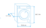 AEG Wasmachine 8KG LF62CW84 ProSense - Image 2
