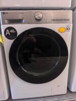 LG washing machine F4R9009TPWC 9 kg class A -40%, front loading series R9 , 1400 revolutions, AI Wash, TurboWash 360, steam wash with anti-wrinkle, wifi, freestanding, white - Image 5