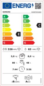 Samsung Wasdroogcombinatie WD80T654ABH/S2 - Image 3